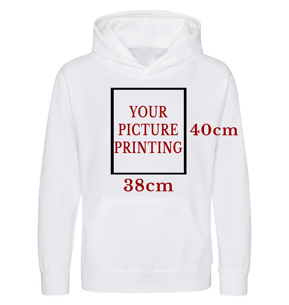 Print Hoodie Front & Back Print
