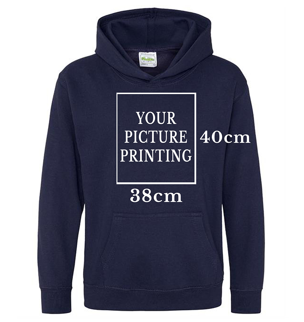 Print Hoodie Front & Back Print