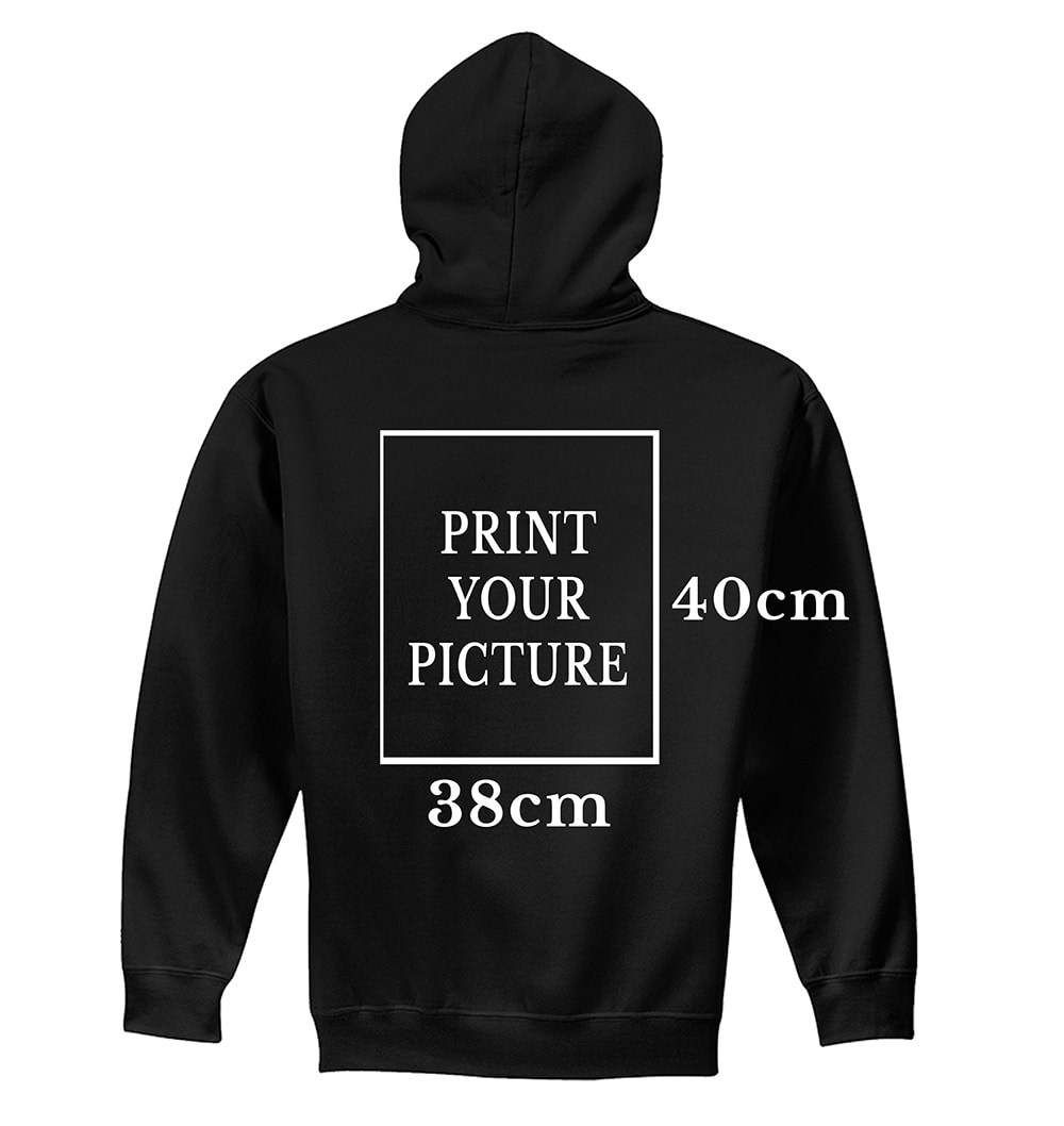 Print Hoodie Back Print