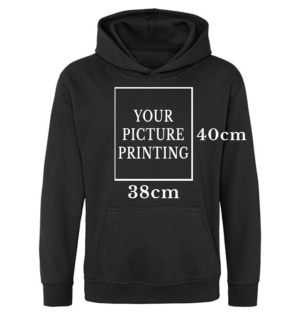 Print Hoodie Front & Back Print