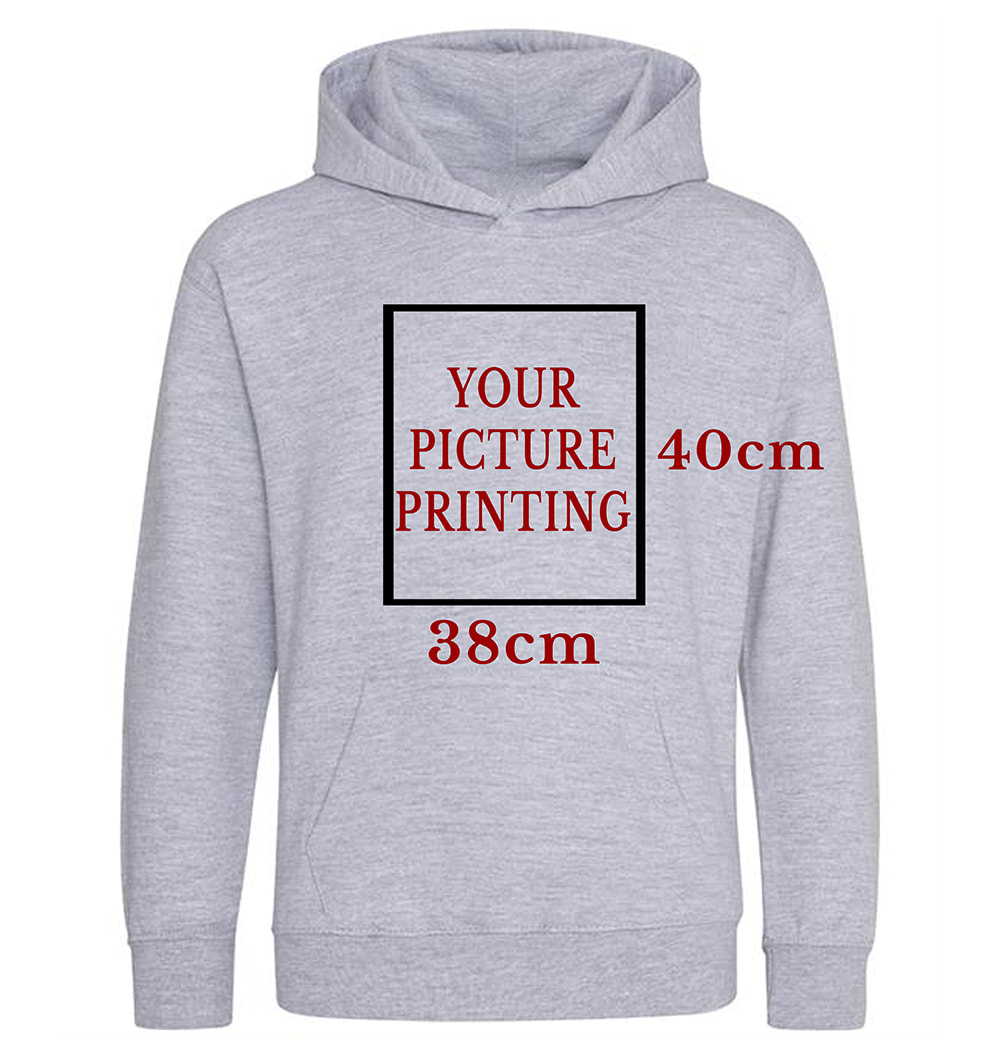 Print Hoodie Front & Back Print