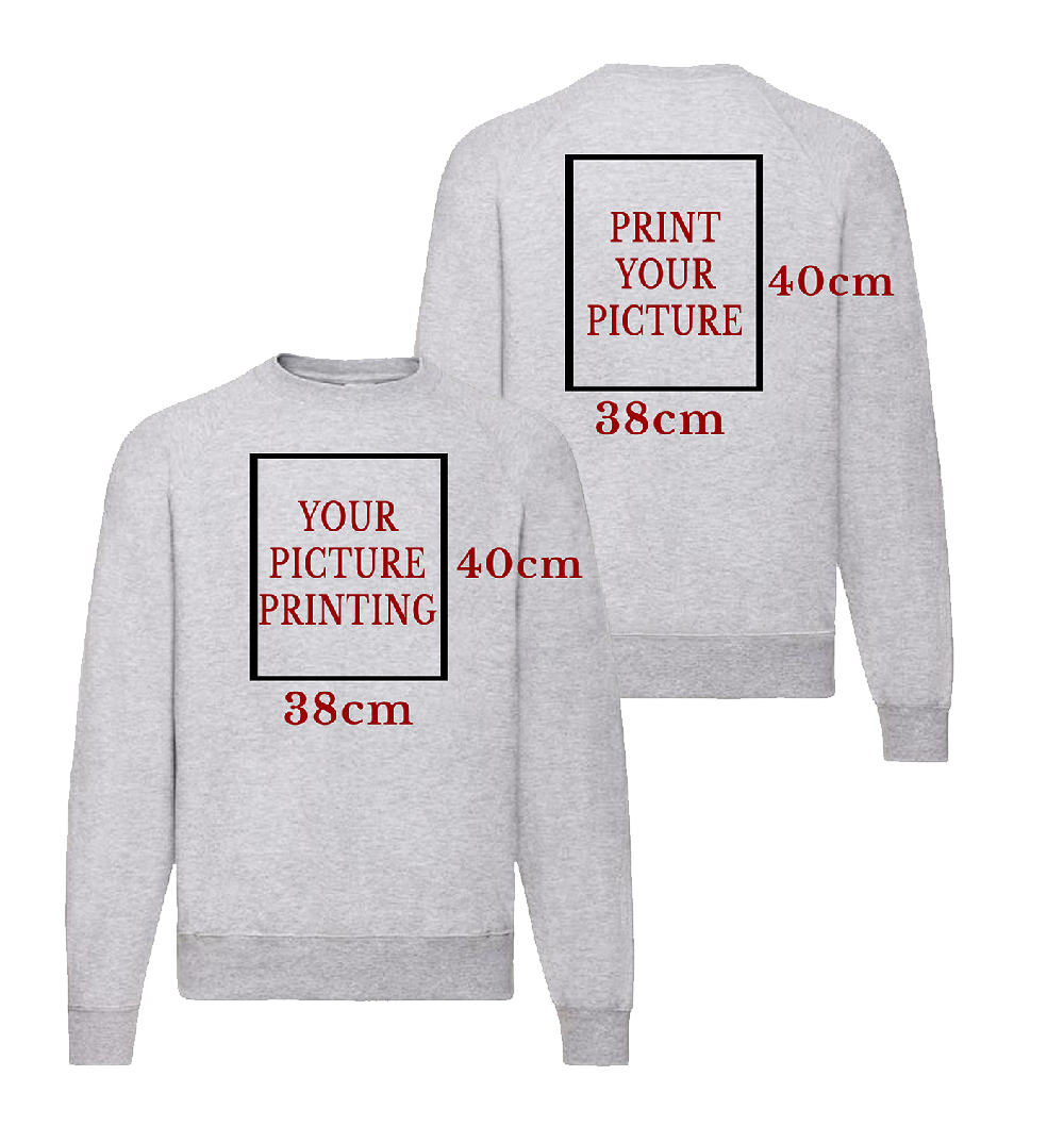 Print Sweatshirt Front & Back Print